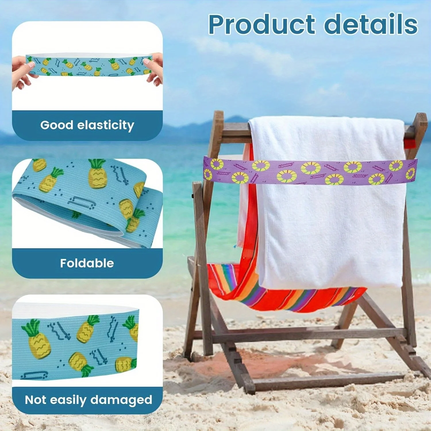 5 قطعة العصابات منشفة كبيرة لك - مراجعة Beach Towel Large وسعره