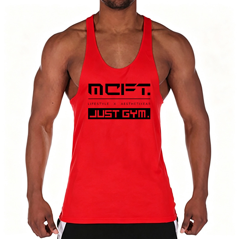 قميص رياضي رجالي قطني بدون أكم - مراجعة Tank Top Muscle وسعره