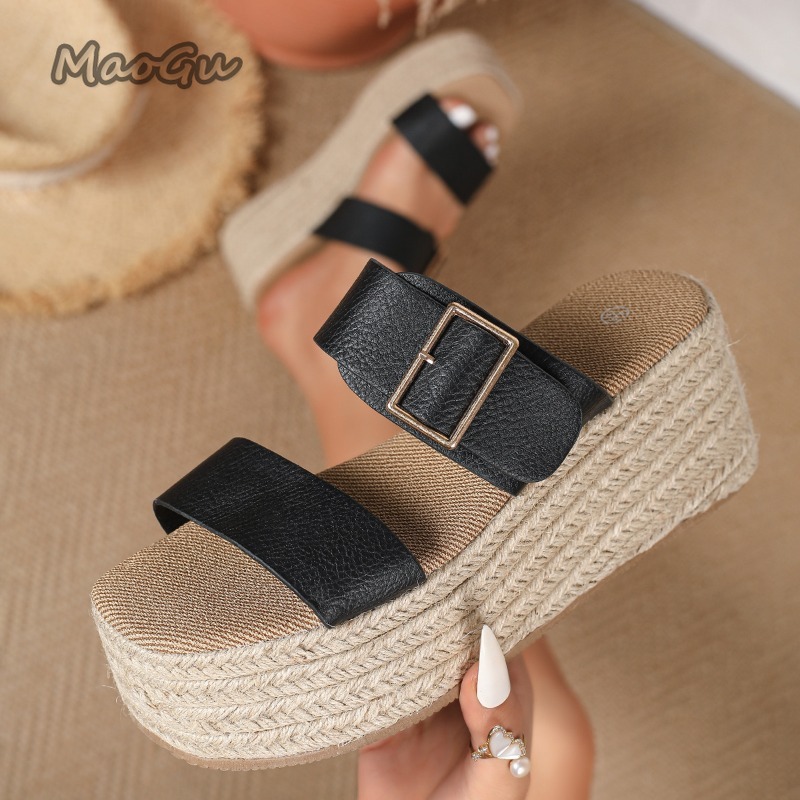 صندل نسائي إسبادريل بكعب ويدج  - مراجعة Espadrille Slip On وسعره