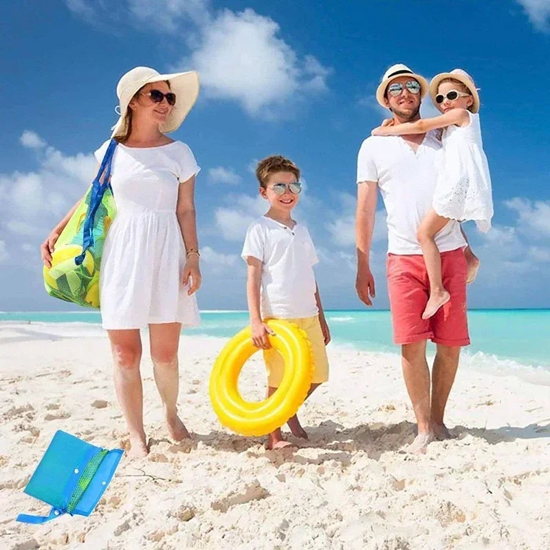حقيبة شبكية محمولة للأطفال لتخ - مراجعة Beach Towel Large وسعره