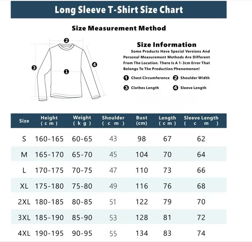 تي شيرت رجالي بأكمام طويلة بطب - مراجعة Tee Graphic Print وسعره